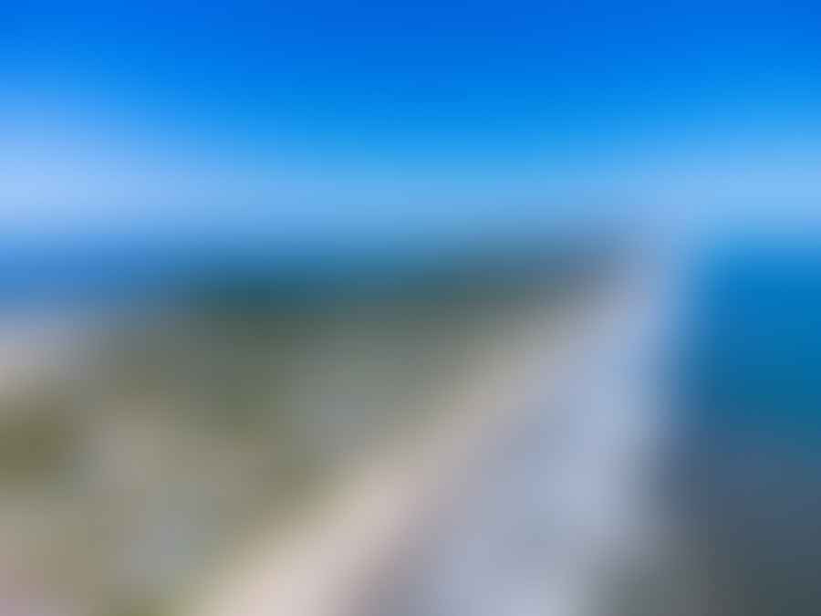 Aerial view of Emerald Isle and Outer Banks, North Carolina